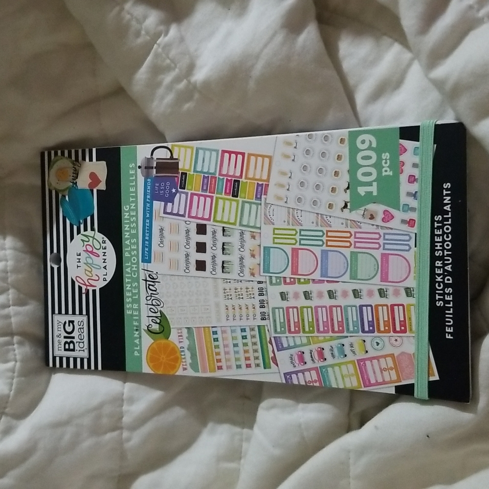 The Happy Planner Essential Planning Sticker Pad NWT
